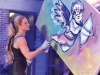 Live art creation was part of the entertainment at this year’s event