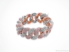 A bracelet that dazzles with the perfect pop of pink