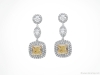 Stunning cushioned diamonds with a pinch of yellow