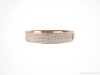 Spoil your wrist with this diamond-covered rose gold bangle