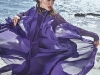Dress and Jewellery, Elie Saab | Tis the season for a little truth or dare, and one can never go wrong with a deep shade of purple in flowing fabric