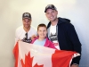 Trevor Guthrie, Jamielee and Patrick J. Adams