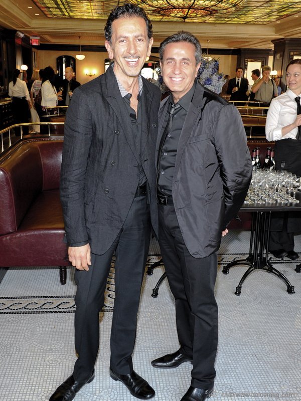 Nightclub impresario Charles Khabouth with La Société partner Danny Soberano.