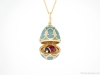 5. Treasured by leading museums and private collectors, an irresistible objet d’art to own. Iconic House of Fabergé introduces the new Heritage Collection — a turquoise guilloché enamel and diamond locket in 18k yellow gold. www.knar.com
