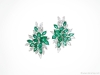 8. Renowned design house Royal De Versailles crafted these shimmering emerald-and-white diamond earrings sure to make anyone green with envy. www.royaldeversailles.com