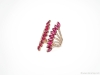 9. Ravishing rubies and diamonds adorn this ring. The gems are laid in 18k rose gold by Royal De Versailles. www.royaldeversailles.com