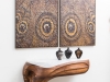 The commonality of the pieces exhibited by Todd Merrill Studio is that they are all based in abstract expressionism | Photo Courtesy of Todd Merrill Studio