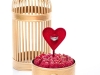 This “heart in a cage” is just as sweet as it looks. This creation is made of framboisier, otherwise known as “raspberry shortcake,” and is composed of two layers of a light Japanese cake roll, a fresh raspberry yuzu compote, a raspberry chiboust, a light vanilla yogurt mousse and a crunchy sweet dough | Photo By Fiona Guichon