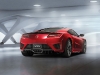 Stylistically, the new NSX exudes an ultra-modern esthetic that blends flowing lines with sharp angles and gaping intakes. Inside, that aggressive design continues with stitched leather panels and aluminum lining the doors and dash