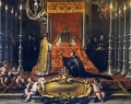 Sebastián Muñoz, Maria Luisa of Orléans, Queen of Spain, Lying in State, 1689-1690. Oil on canvas, 207 cm x 252.5 cm The Hispanic Society of America, New York, NY. Photo ©The Hispanic Society of America, New York