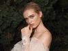 Bellina, a dramatic ballerina ballgown in blush and ivory, features carefully placed embroidered embellishments to highlight the bride’s natural beauty | Photography by Philip Gay @philipgay