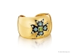8. Originally designed for Coco Chanel, the Maltese Cross Cuffs, featuring peridot, blue topaz and diamonds, are as stylish today as they were in the ’30s.