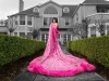 From her French château–inspired home in Toronto’s tony Bridle Path, Kaplan commands an empire of success and inspiration Pink cape: Michael Zoffranieri @zoffranieri Pink dress: Versace | Photo By Jesse Milns | Working With Eli Brown @shinethelighton And Anthony Ricciardi @ricciardipaints