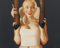 Cheerleaders, 2021, oil on canvas, 60 ¼ x 48 inches | Photos Courtesy Of Anna Weyant