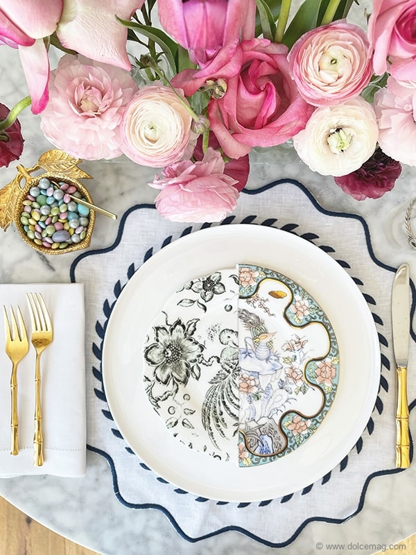Designing a tablescape is a wonderful way of creating an ambience for your guests. A beautiful presentation doesn’t always require flowers. You may already have items in your home, like small decorative objects, that you can use to style your table | Photos Courtesy Of Modern Manners