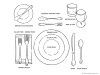When it comes to using the proper utensil for each course, you always start from the outside and move your way in. And remember — eat to your left and drink to your right