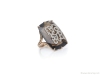 Nothing dazzles more than gems on top of gems, and this ring by Royal de Versailles delivers with a layer of diamond atop a smoky quartz stone / www.royaldeversailles.com