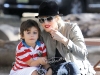 Gwen Stefani with son Kingston, IMAGES COURTESY OF AKM-GSI VIA CELEBRITYBABYSCOOP.COM