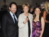 Avrich and English actress Dame Maggie Smith (centre)