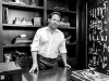 Avrich in his study, wearing a Boss by Hugo Boss shirt and denim from AG Jeans, courtesy of Harry Rosen
