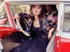Jacket: Philipp Plein, Bustier: Alberta Ferretti, Skirt: Fausto Puglisi, Earrings: Iordanis