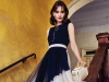 Dress: Fausto Puglisi, Jewellery: Céline, Bag: Alexander McQueen