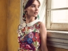 Dress & Shawl: Gucci, Earrings: Iordanis