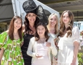 3. Olivia Laham, Deena Pantalone, Taya Kent, Hannah Hurwitz and Reighan Cameron | Photo By George Pimentel