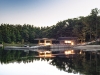 Created by Kevin Weiss of Weiss Architecture & Urbanism Limited, Boat House was designed with the active family in mind.  A large cedar dock has a storage building for kayaks, canoes and windsurfing equipment, making Boat House the ideal retreat for summer