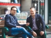 From left, Michael Pearl,  vice-president construction, Lifetime Developments, and Brian Brown, vice-president, Lifetime Developments, in Toronto’s Entertainment District