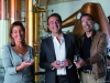 Barbara, Sandro and Stefano Bottega toast their family’s success
