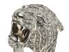 This Tiger ring exudes energy and vitality in white gold, smoky quartz and diamonds, representing the life and power within the animal kingdom.  | Photos Courtesy Of Carrera Y Carrera Canada