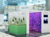 Champagne Perrier-Jouët pop up booth at Miami International Airport