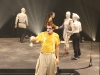Performers clown around during dress rehearsal for Le Voyage Inspiré by Infiniti JX.