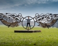 Wings of Wind (W.O.W) by Bryan Tedrick | Photo By Freddy Griffiths, Courtesy Of Chatsworth House Trust