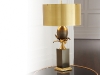 8. Brass and bronze Grand Egg and Palm Lamp