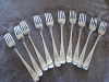 Worth buying a set of 10 George III Scottish silver Old English pattern table forks, maker’s mark LB, Edinburgh, 1805, engraved with the initial ‘R’. 1805