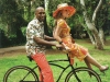 Modern-vintage interiors find the right balance with Ron Woodson and Jaime Rummerfield, right.