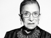 Justice Ginsburg wearing one of her famous dissent collars, which she wore when she dissented to a decision being handed down by the Supreme Court | Photo by Sofia Sanchez And Mauro Mongiello