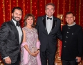 Anish Taneja, Member, UHN Impactive Collective, UHN Foundation; Kamni Taneja; Dr. Kevin Smith, President & CEO, UHN; Ash Taneja