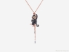 11. Roberto Coin: This cheeky pendant uses brown, black and white diamonds with an 18kt gold chain | Photos courtesy of Roberto Coin