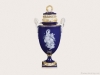 8. Meissen: With 23-carat gold detailing and a cobalt blue background, the white porcelain painting stands out | Photos courtesy of Meissen