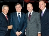 Jacques Ménard, president of BMO; Lucien Bouchard; Michael Fortier and Conrad Sauvé, secretary-general and chief executive officer of Canadian Red Cross.