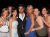 Canaroma’s sales and design consultant Anthony Piacentini and Karen Sealy pose with the staff of Sealy Design.