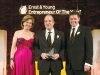 Left to Right: Ernst & Young’s Canadian entrepreneurial services leader, Colleen McMorrow, president and CEO of Canada Goose Inc., Dani Reiss, and Trent Henry, chairman and CEO of Ernst & Young Canada.