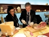 Savoury cured meats and rich cheeses are handled with care.