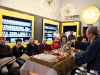 Soothing herbal teas delight all in attendance.
