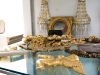 Vaclav Vaca adds his personal touch of gold leaf finishes to regal home accessories.