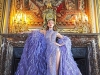 Reigning in purple, Nakad’s creations are designed for women on a timeless quest for beauty and elegance | Photo by Greg Alexander