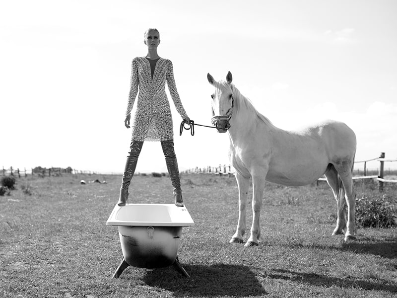 Horsepower With rein in hand, she stands as tall as a stallion and is ready to conquer the world Fashion: @be_glamour_atelier | Footwear: Steve Madden @stevemadden